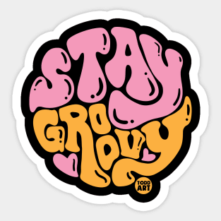 groovy Sticker